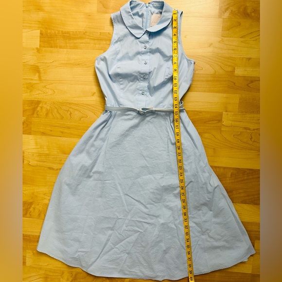 Gal Meets Glam Light Blue Midi Dress - Picture 5 of 7